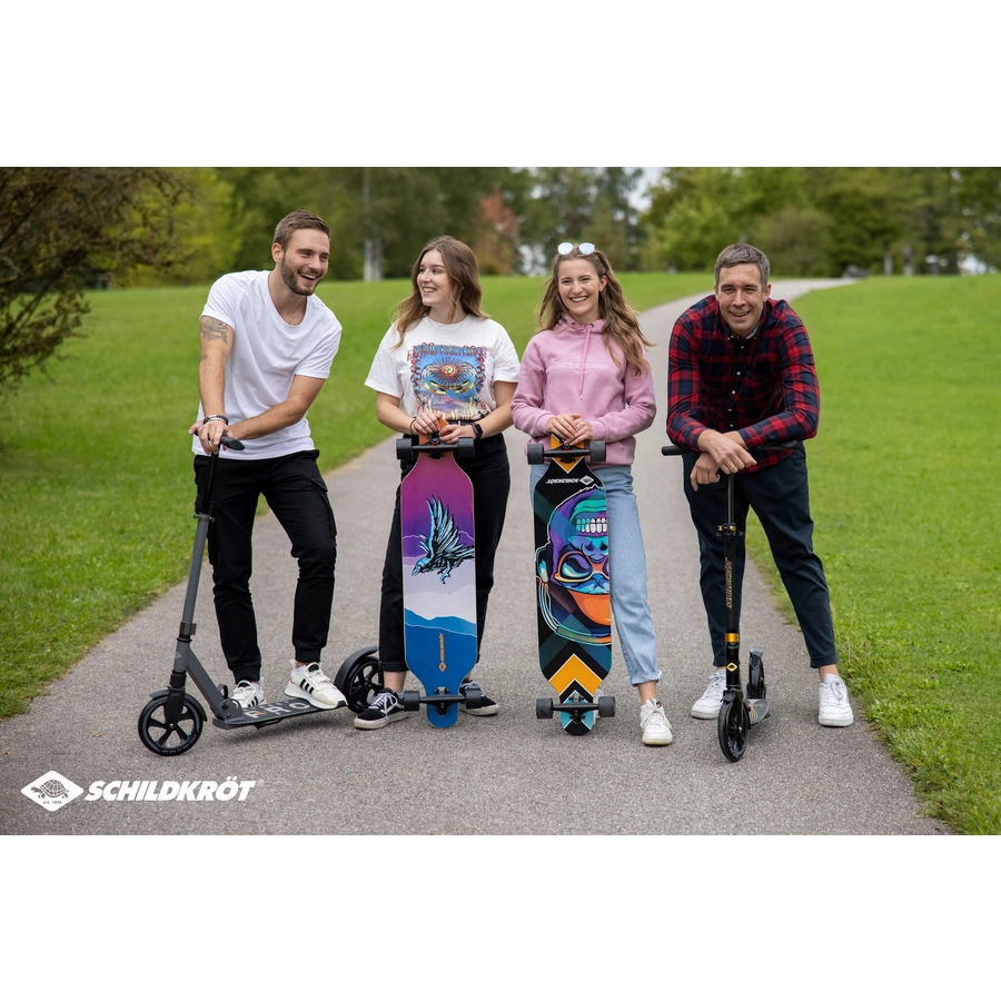SCHILDKRÖT® Longboard Freeride 41 Cool Chimp
