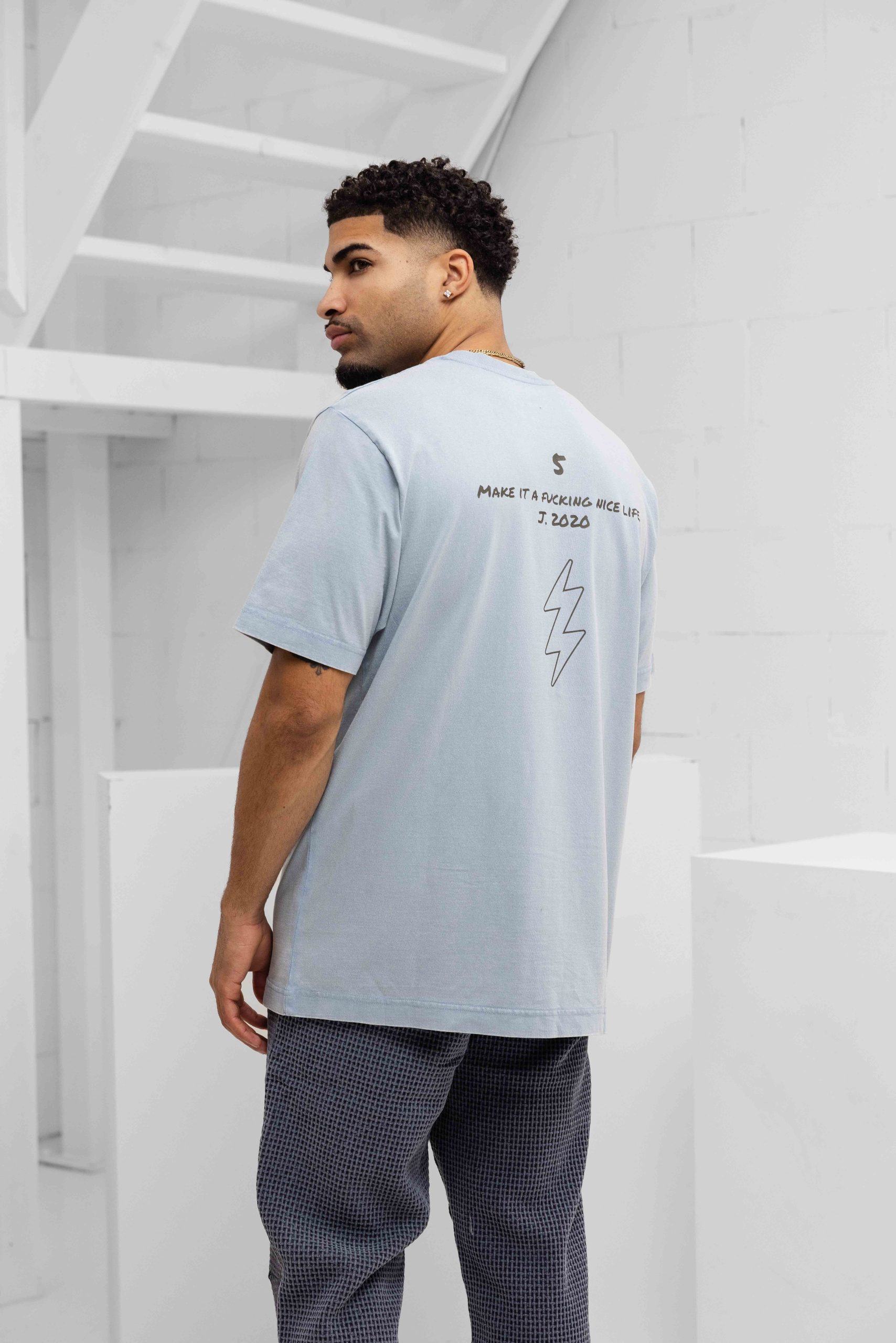 Enfance Five T-Shirt Heren Blauw