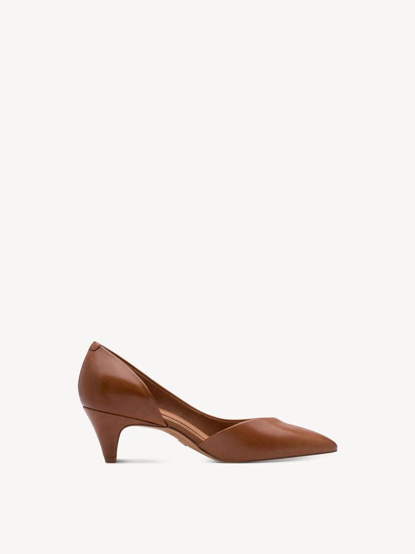 Leren Pumps - bruin