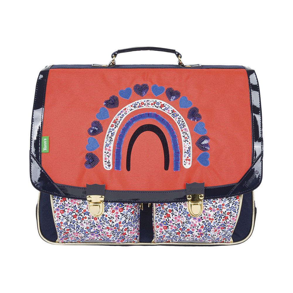 Cartable Jeanne bicolore