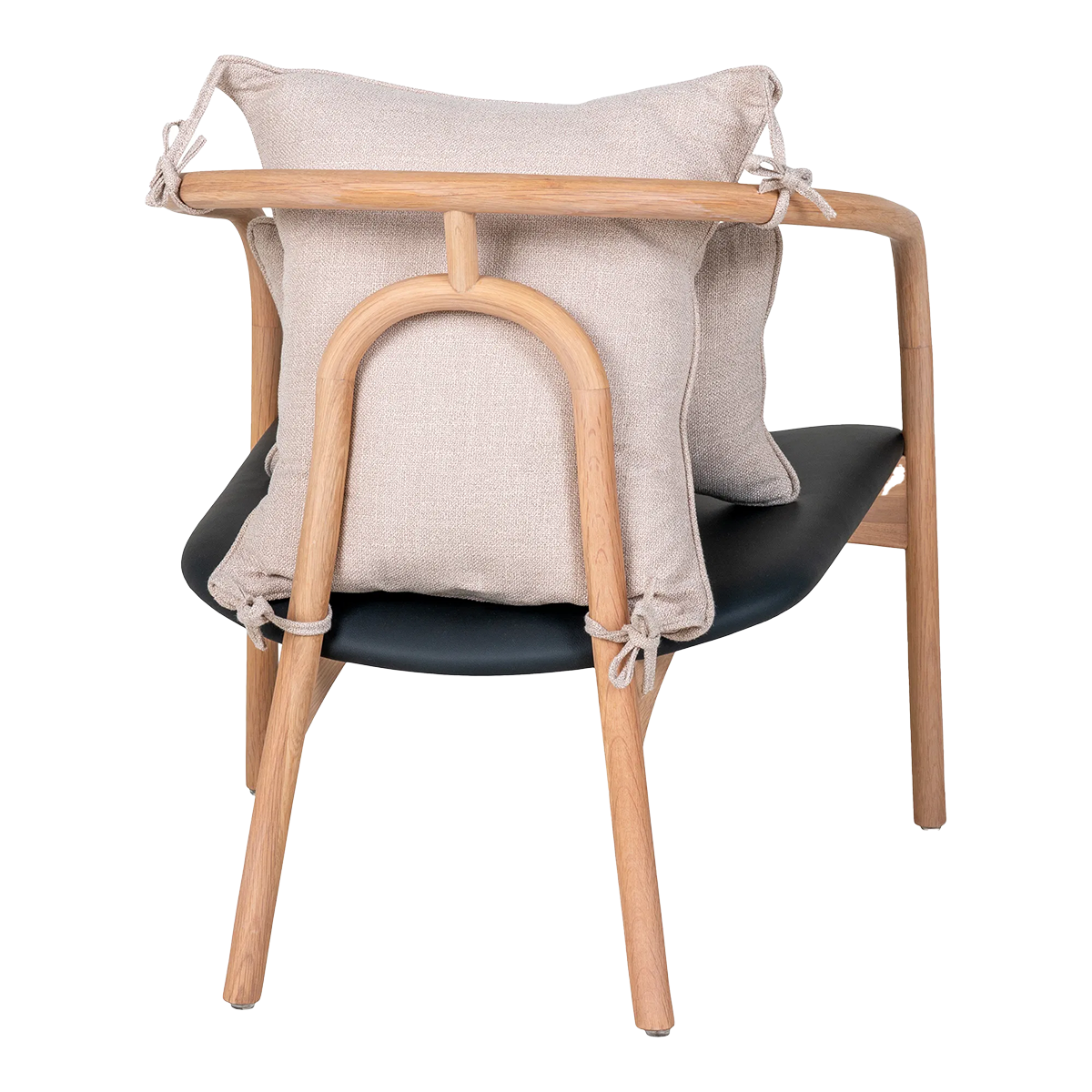 Fauteuil Kasper - met armleuningen Naturel eiken
