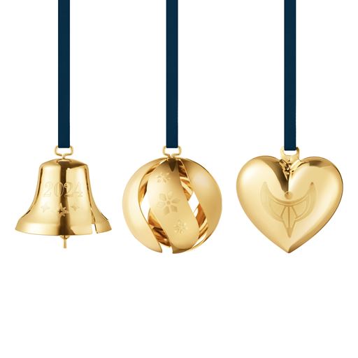 Georg Jensen Jul 2024 3-pak Ornamentsæt