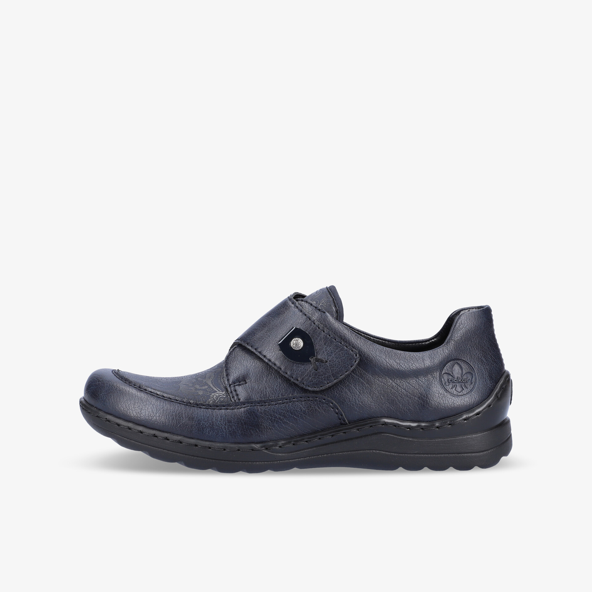 rieker Damen Halbschuhe blau
