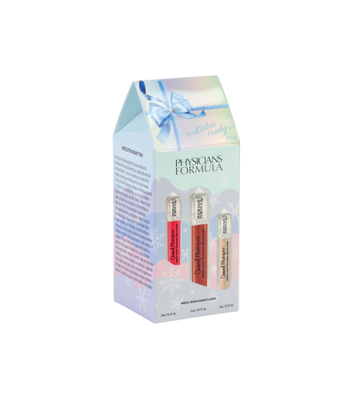 Physicians Formula - Trio de Brilho Labial Diamond Plumper - Mistletoe Ready Trio