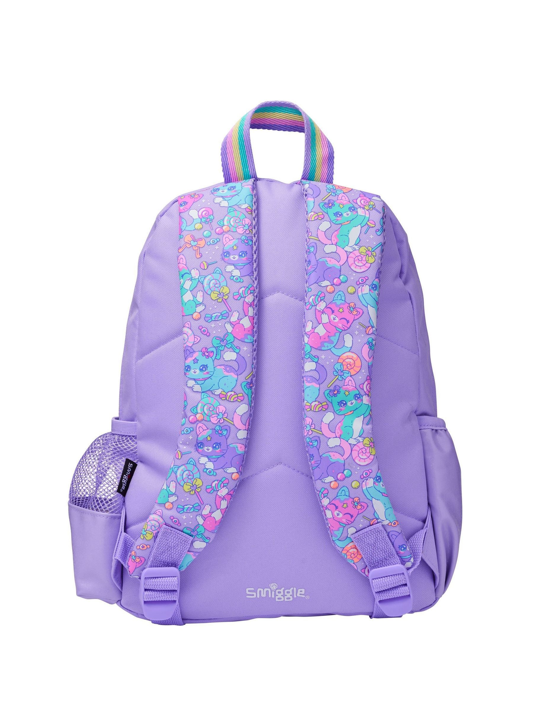 Paars - Smiggle Adventurous Junior Id Backpack