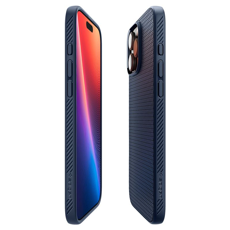 iPhone 16 Pro Max Liquid Air Case Gummi Hülle (ACS07989) - Navy (Blau)