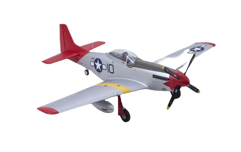 Warbird P-51 Mustang 850 mm RTF<br>RC-Flugzeug mit Vector-Stabi