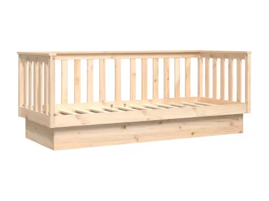 Lit de jour sans matelas 90x190 cm bois de pin massif