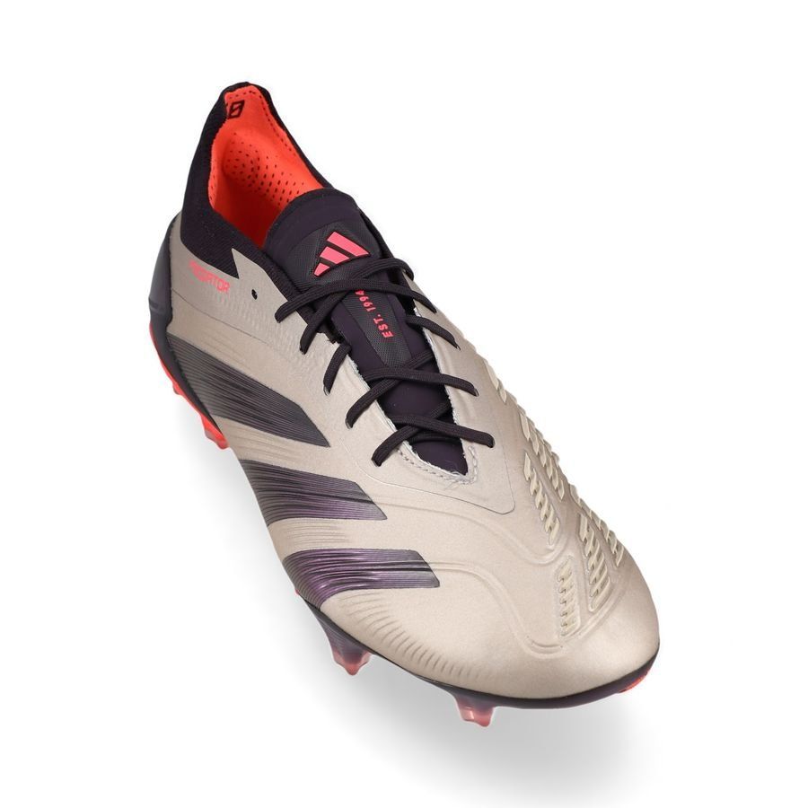 adidas Predator Elite FG Vivid Horizon - Argenté/Aurora Black/Turbo