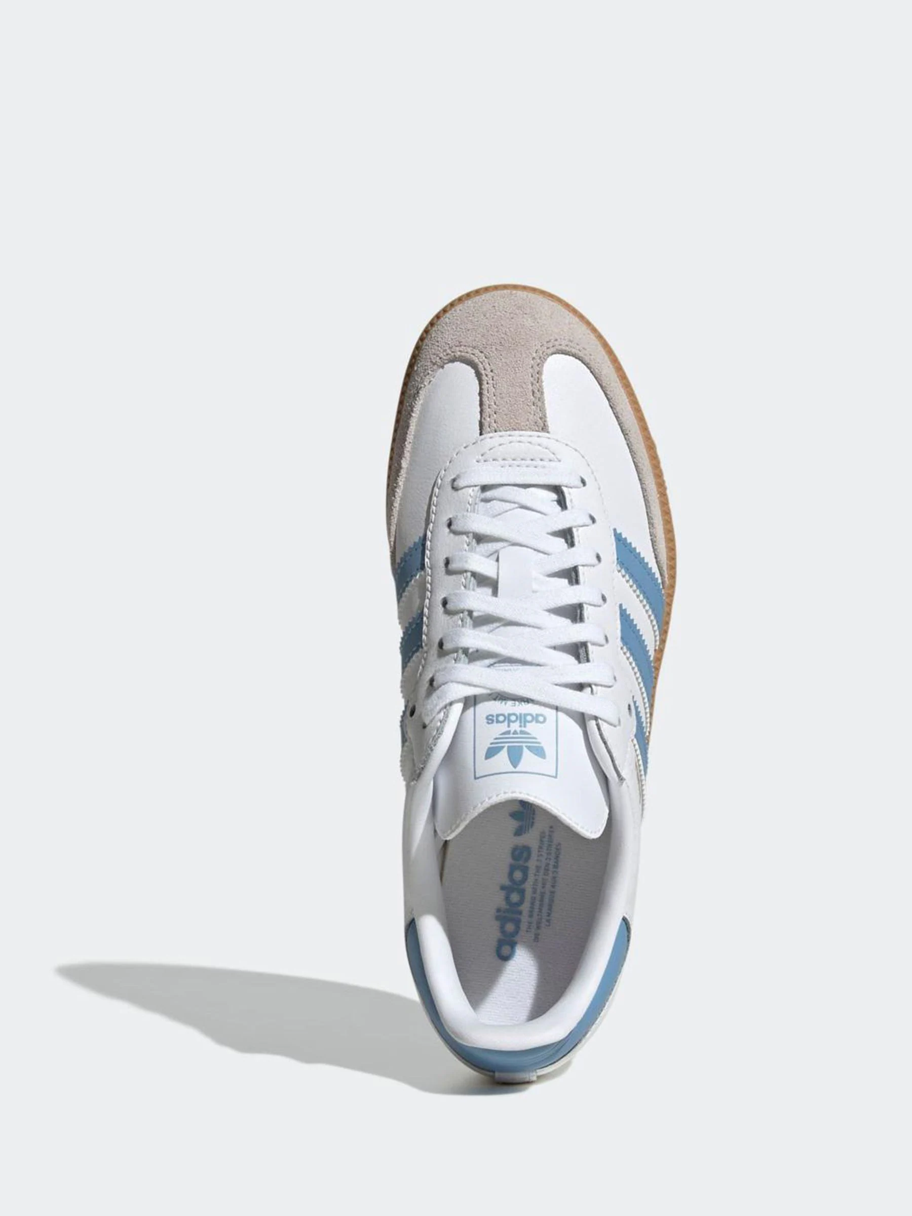 Wit/blauw/grijs - adidas Originals Samba OG Junior Trainers