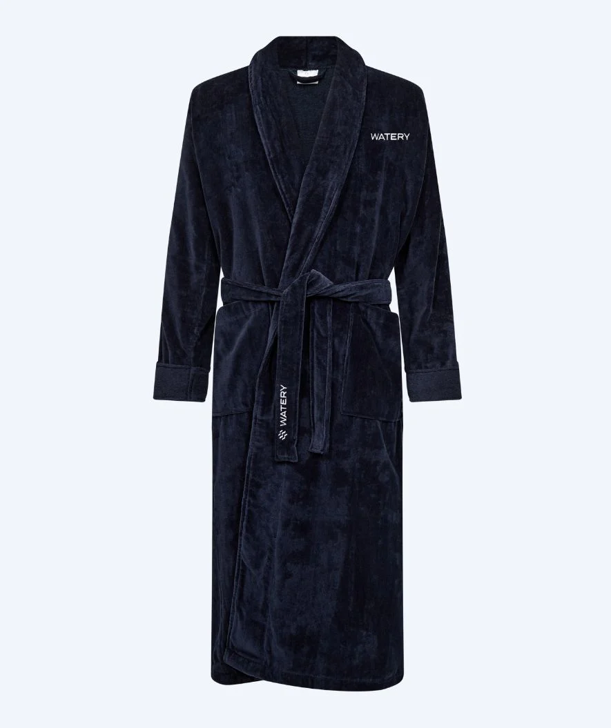 Watery badekåbe til mænd - Mariana - Navy blå