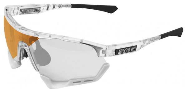Scicon Sports Aerotech SCN XT Photochromic XL Lunettes De Soleil De Performance Sportive (Miroir De Bronze Photocromique Scnxt/Briller)