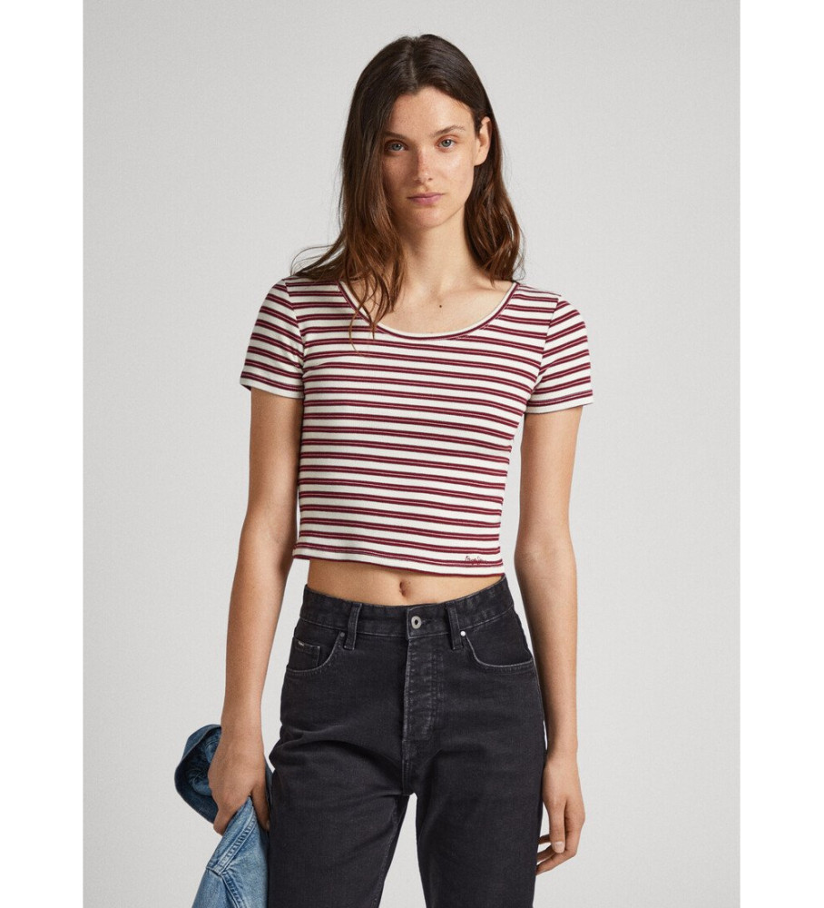 Camiseta Pepe Jeans Bordô Babette