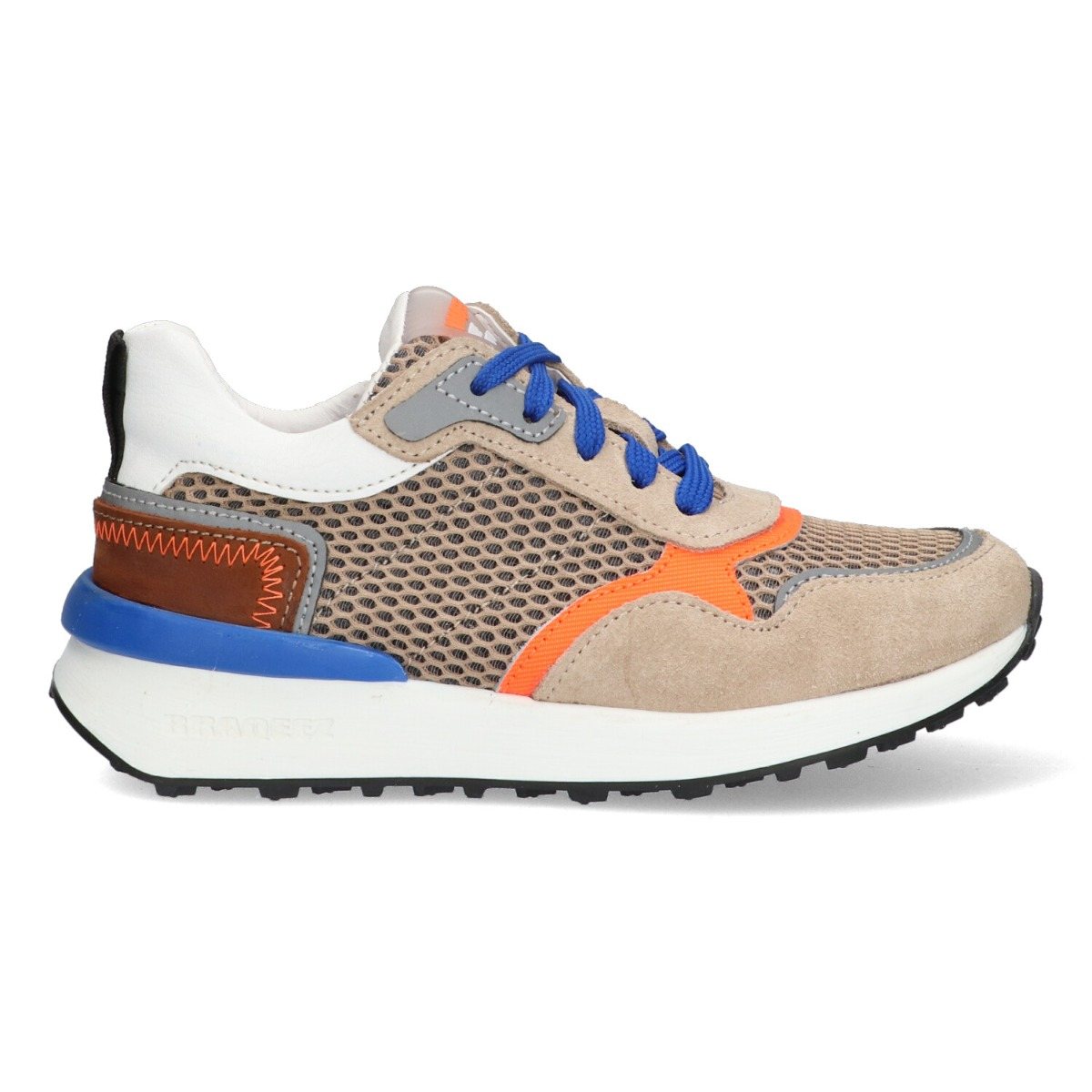 Vic Vienna - Lage Sneakers Braqeez Bruin