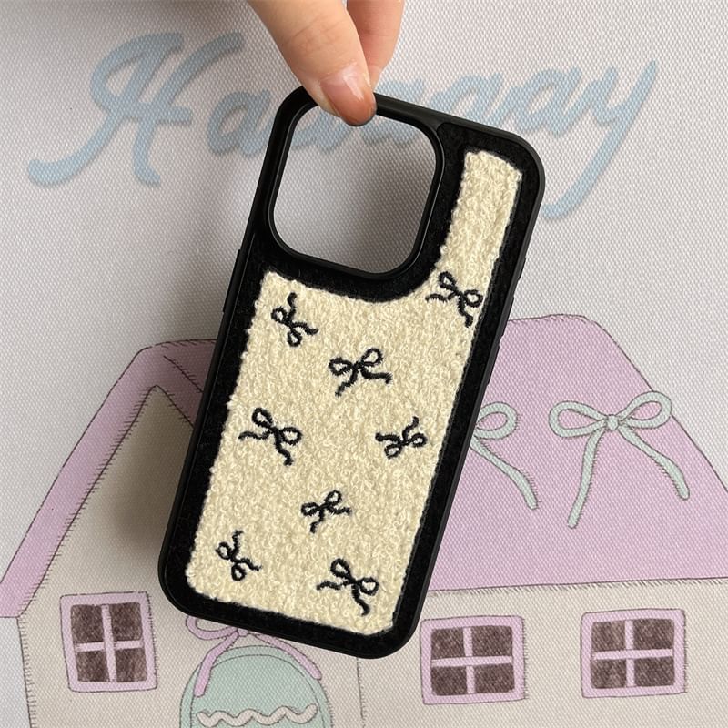 Elliure - Lint Chenille Telefoonhoesje - iPhone 16 Pro Max / 16 Pro / 16 Plus / 16 / 15 Pro Max / 15 Pro / 15 Plus / 15 / 14 Pro Max / 14 Pro / 14 Plus / 14 / 13 Pro Max / 13 Pro / 13 / 13 Mini