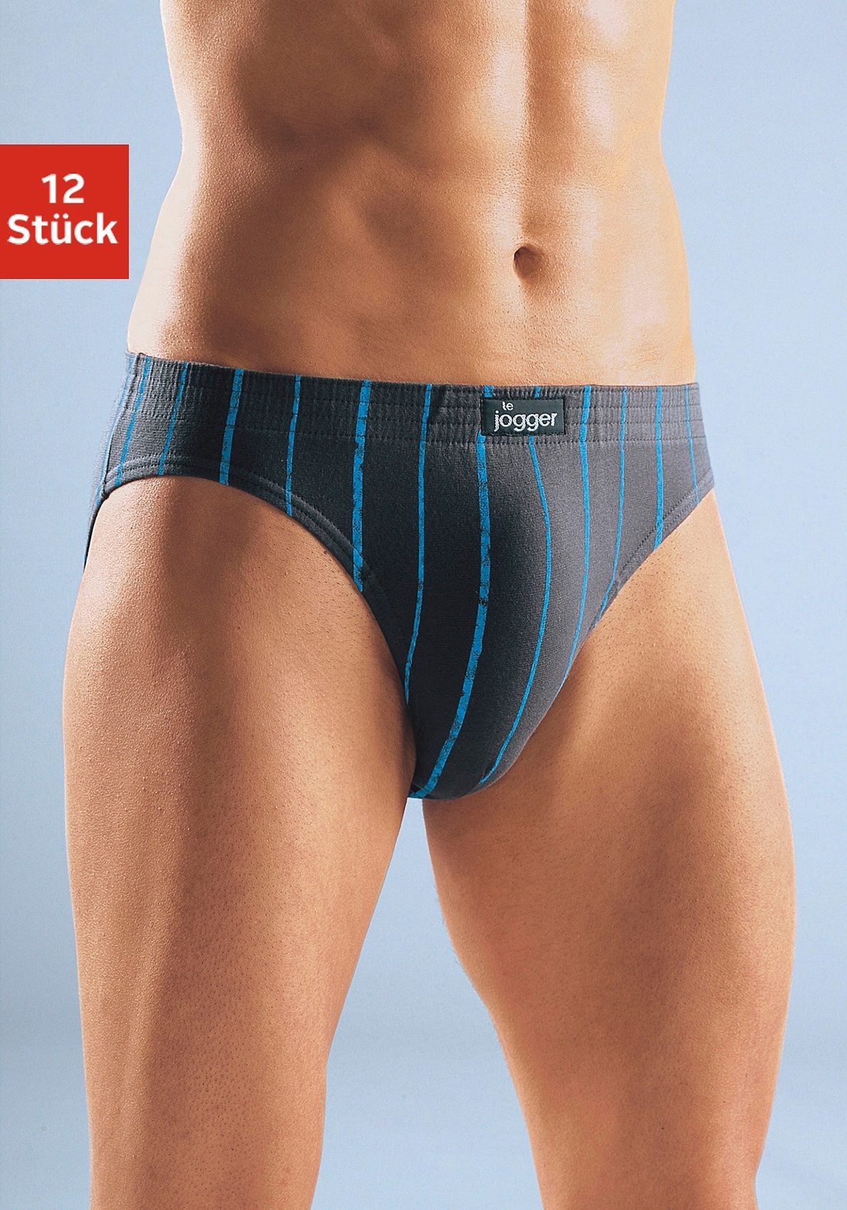 le jogger® Slip, 12 Stk. sportive Slips im Sparpack