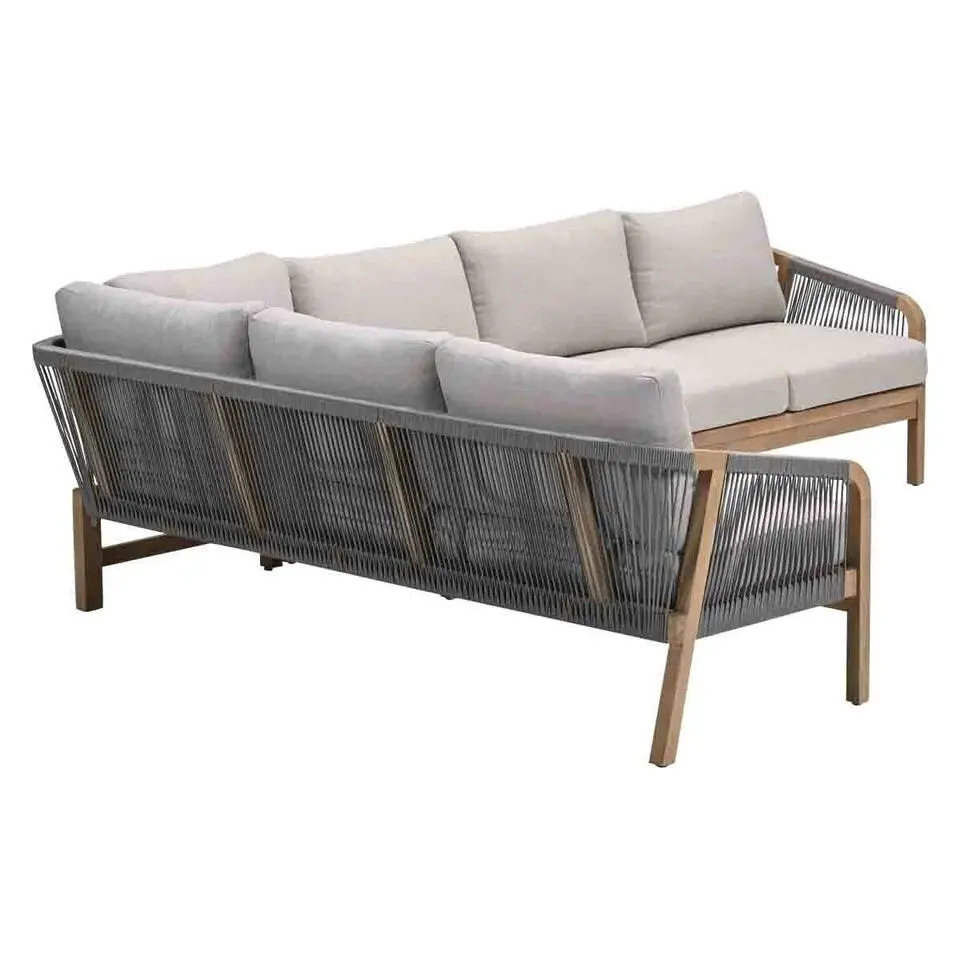 Garden Impressions Alora lounge dining set 2-delig links - grey sand