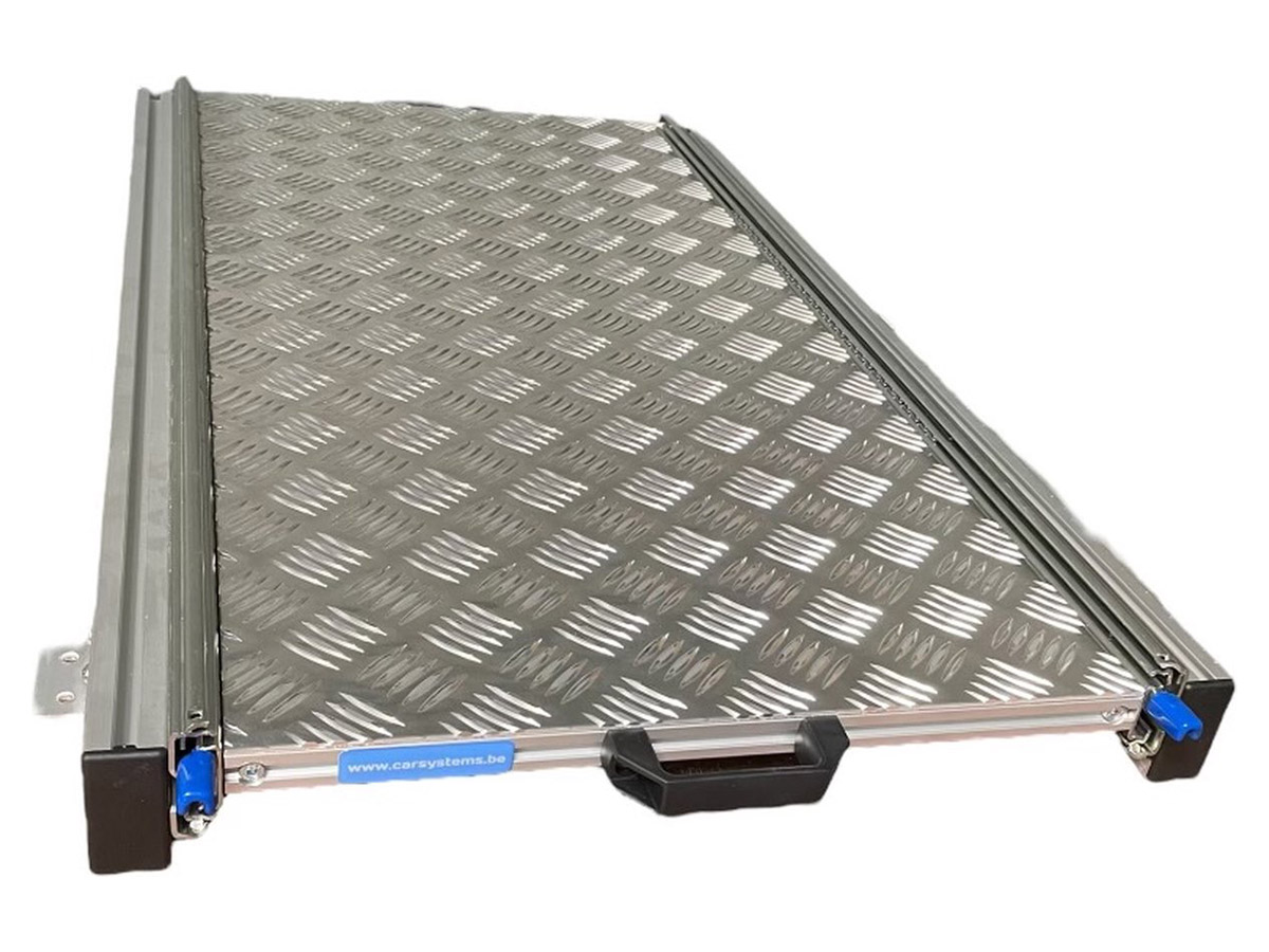 Aluminium Camper schuifframe met bovenplaat - 90x40 cm