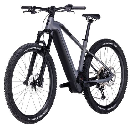 VTT Électrique Semi-Rigide Cube Reaction Hybrid SLT 750 Shimano XT 12V 750 Wh 27.5'' Gris Prizm Silver