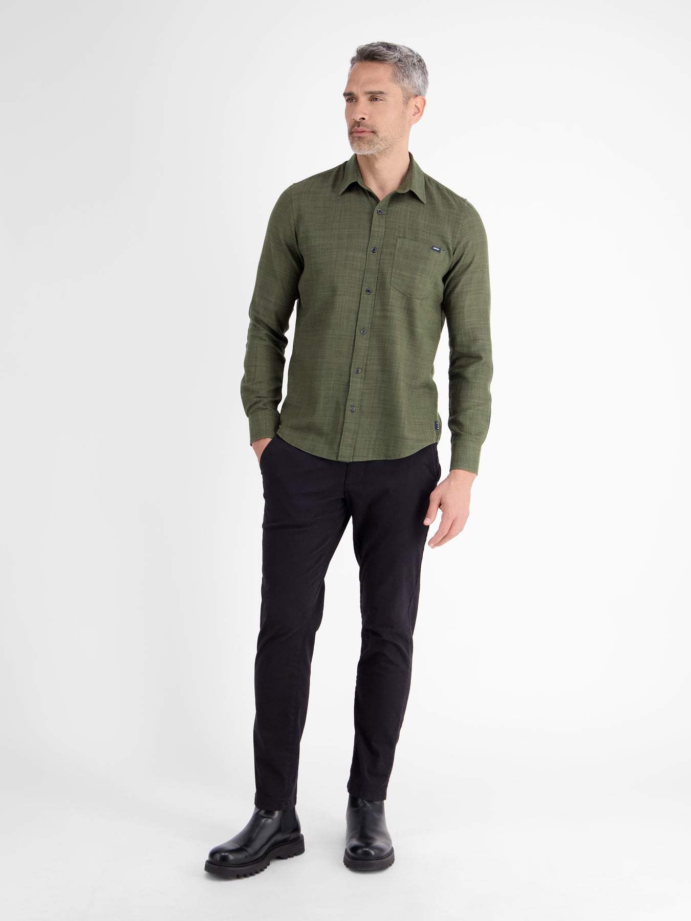 Herrenhemd, Fancy-Twill