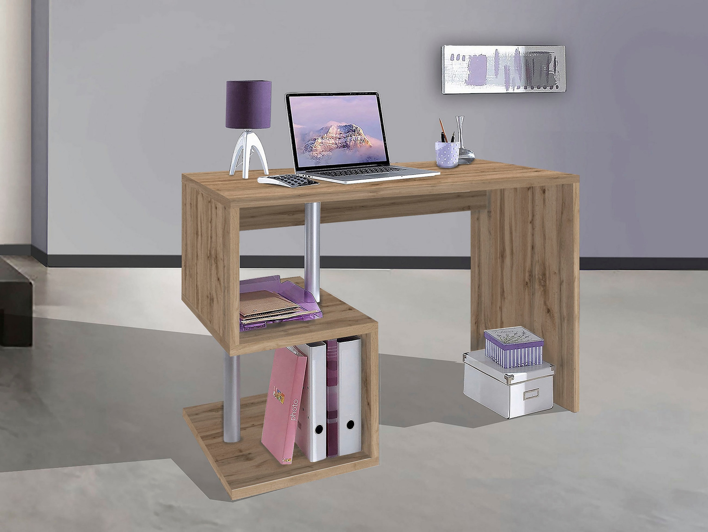 INOSIGN Schreibtisch »Esse, modernes Design« in verschiedenen Breiten, mit und ohne Monitoraufsatz, Made in Italy