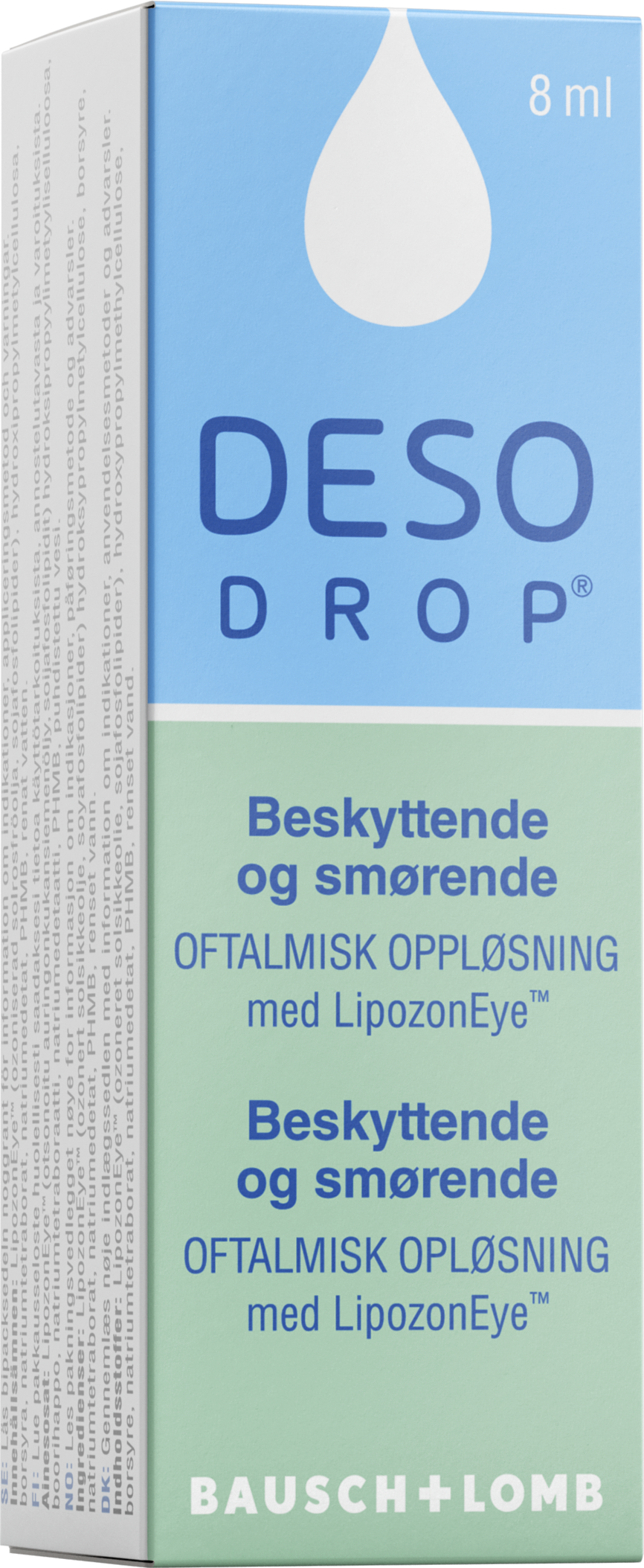 Desodrop oftalmisk oppløsning øyedråper 8 ml