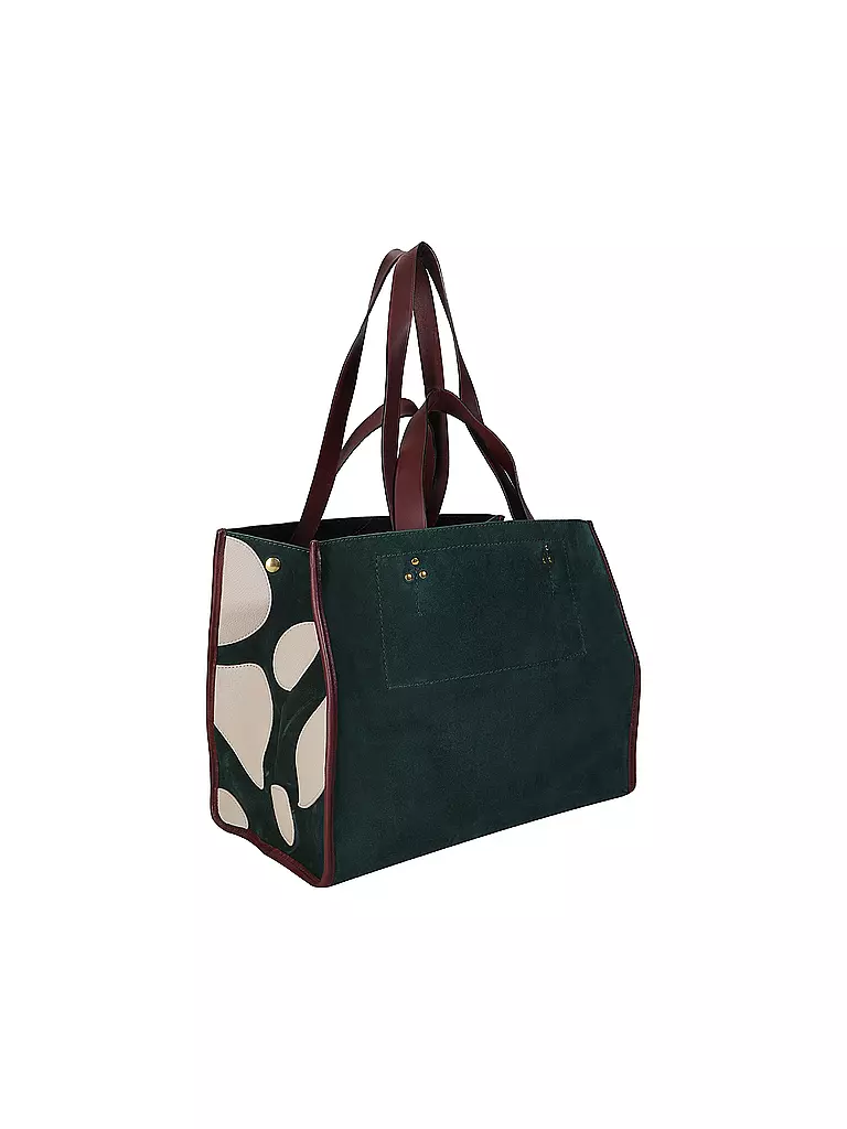 JEROME DREYFUSS Ledertasche - Shopper LEON M  petrol