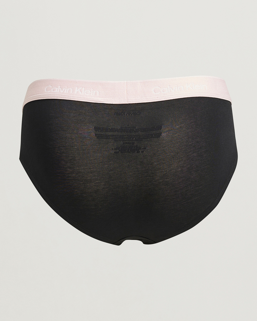 Calvin Klein 3-Pack Icon Cotton Stretch Hip Brief Black