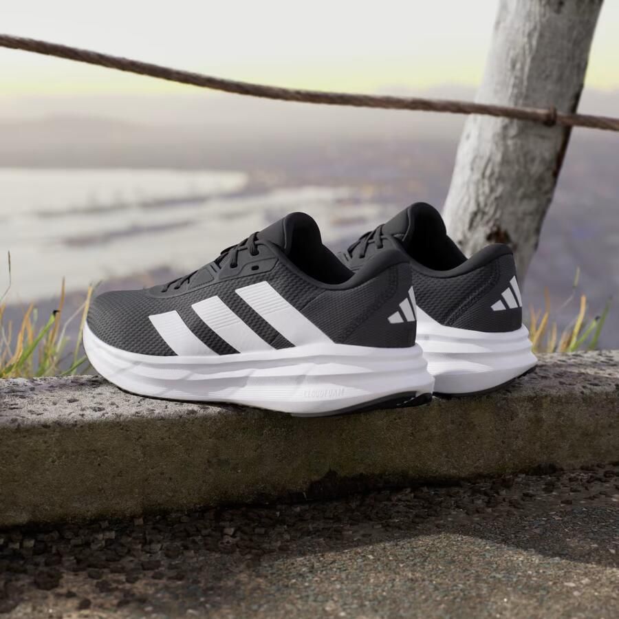 Adidas Performance Galaxy 7 hardloopschoenen zwart wit antraciet