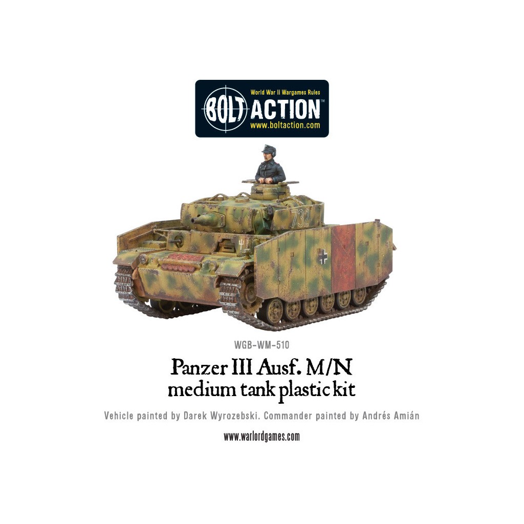 Bolt Action - German - Panzer III (Plastic Box)