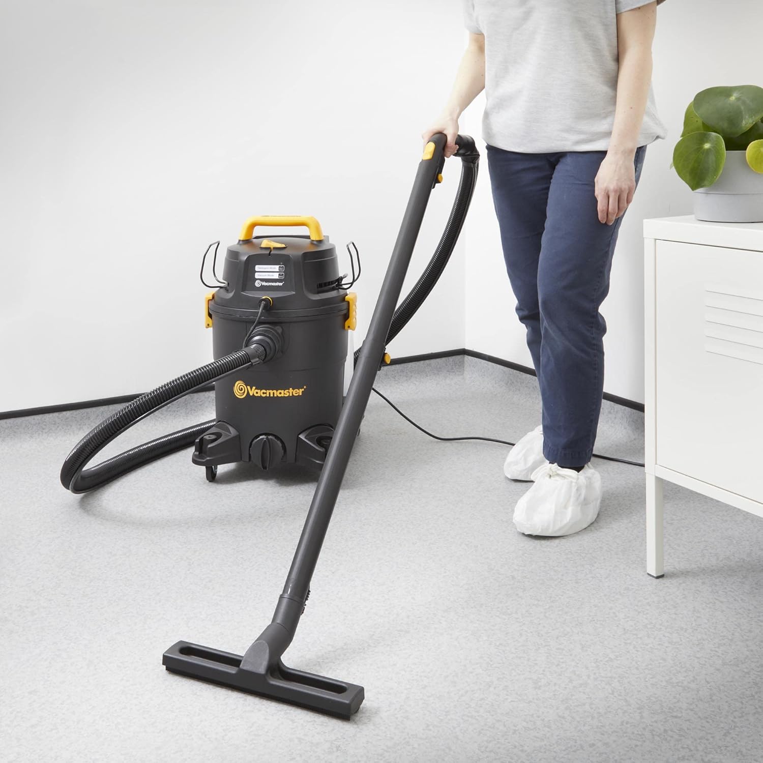 Vacmaster VK1323PFR 1300W 23L 3-in-1 Waschsauger Nass Trockensauger mit Dual-Tank-Design,Bodenreiniger Für Hartböden Teppiche,Teppich-Reinigungsmaschine