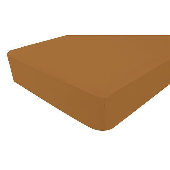 Drap housse jersey   Caramel        60 x 120 cm   de               Domiva