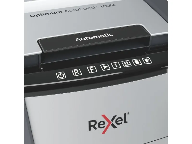 Makulator Rexel Optimum AutoFeed  100M mikromakulering 2x15 mm (P-5)