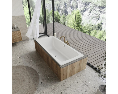 KALDEWEI CAYONO DUO 724 badkuip, 75 x 170 cm, alpine wit mat, 272400010711