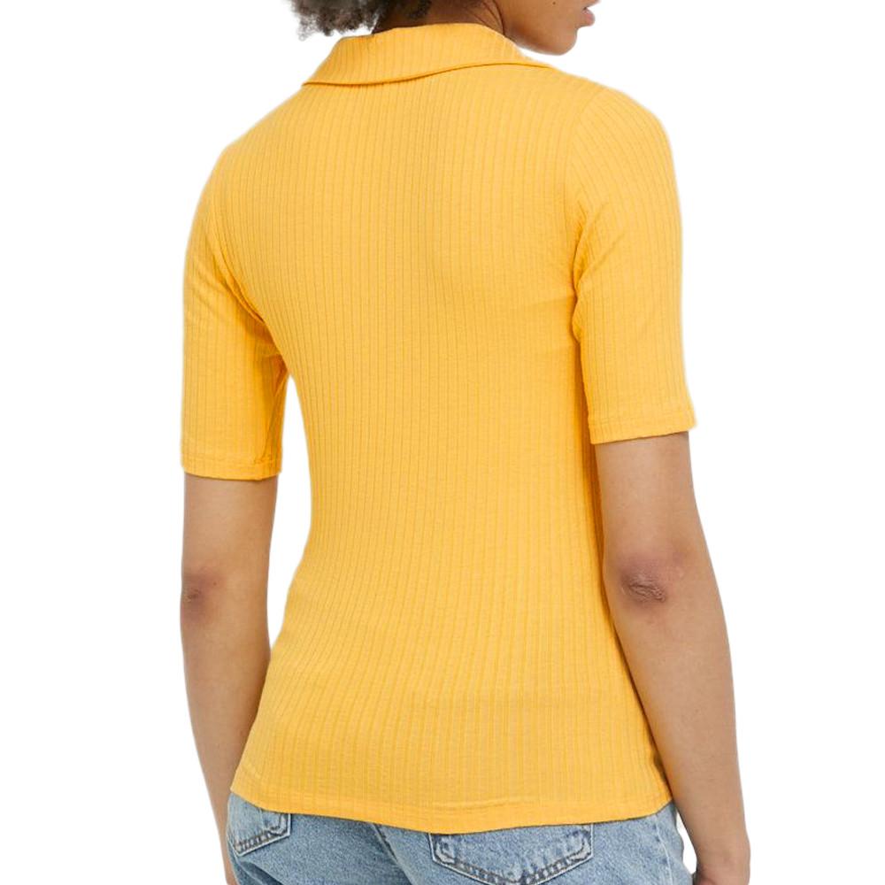JDY Polo Jaune Femme JDY Fransiska