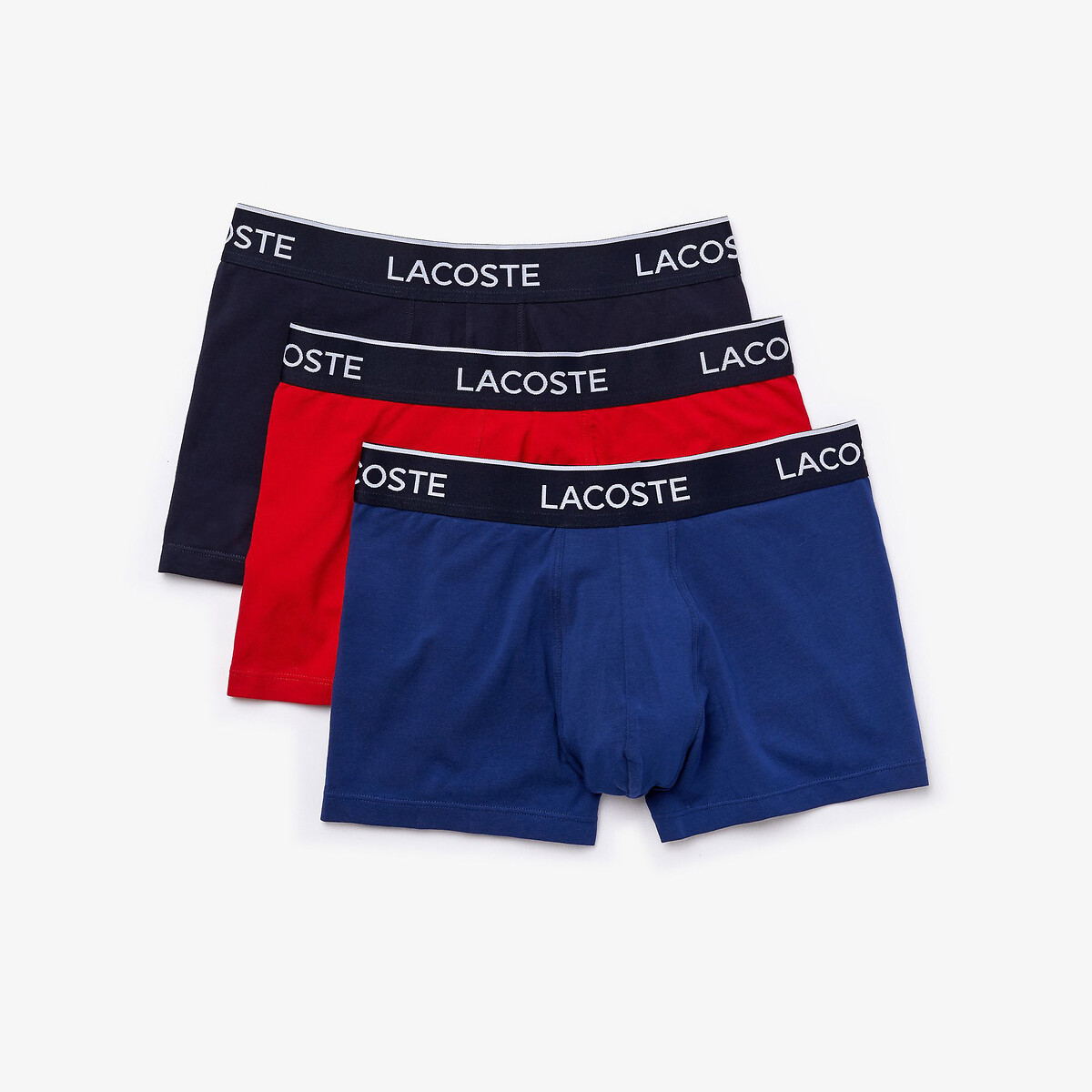 LACOSTE<br>Conjunto de 3 cuecas boxer