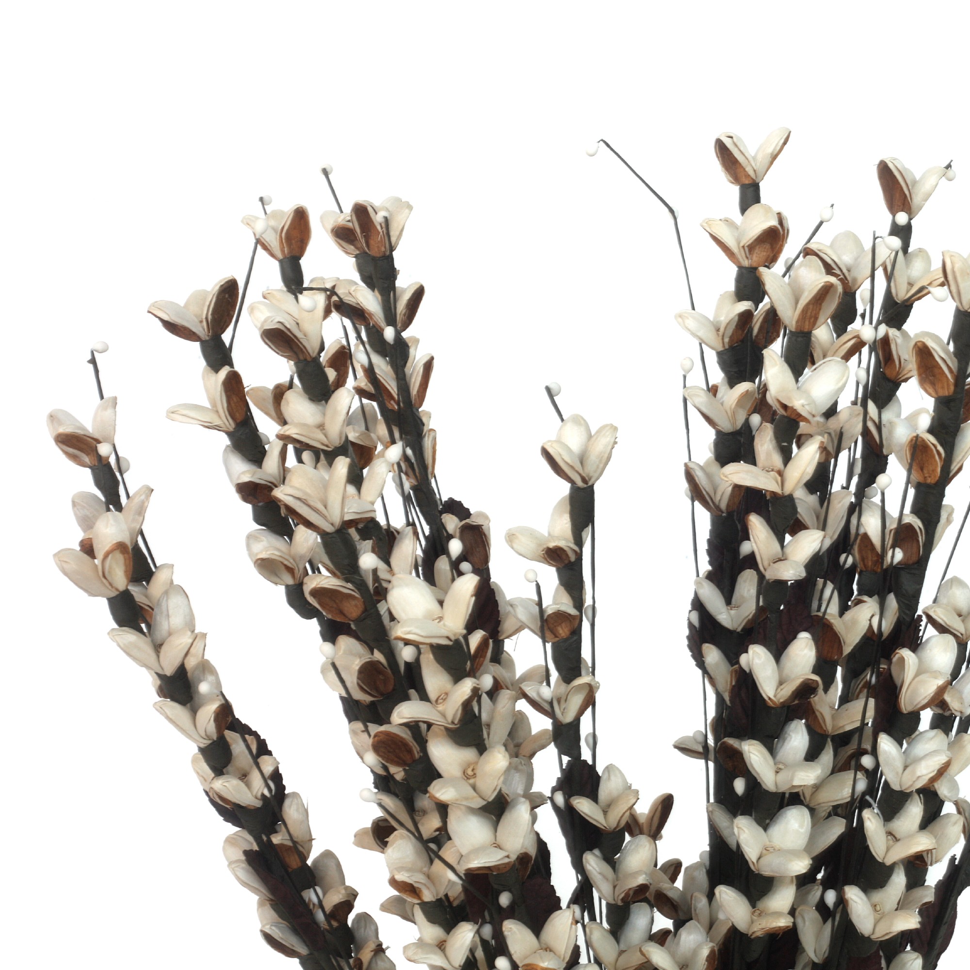 Kunstpflanze 'Weiße Magnolien', L 90 cm von fischer's lagerhaus