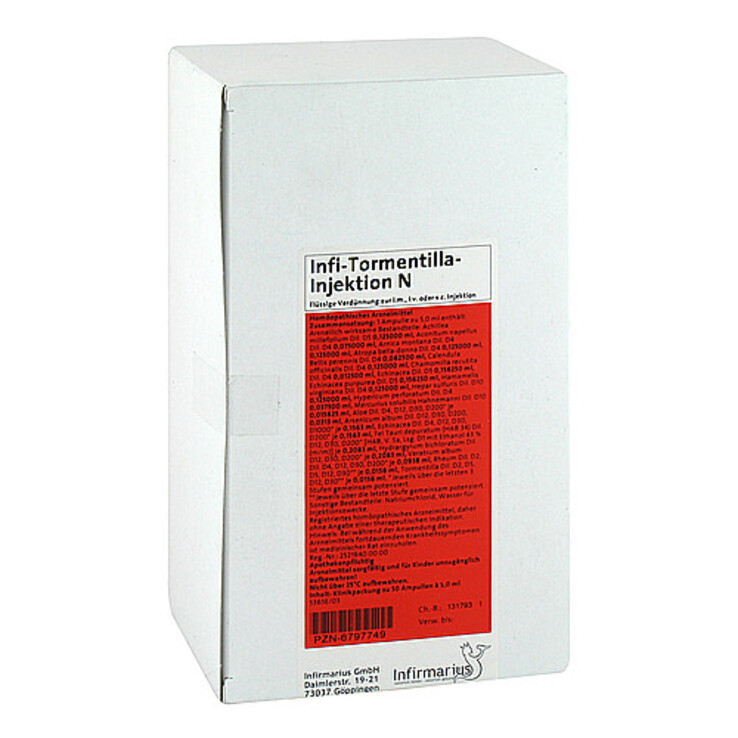 INFI Tormentilla Injektion N, 50X5 ml