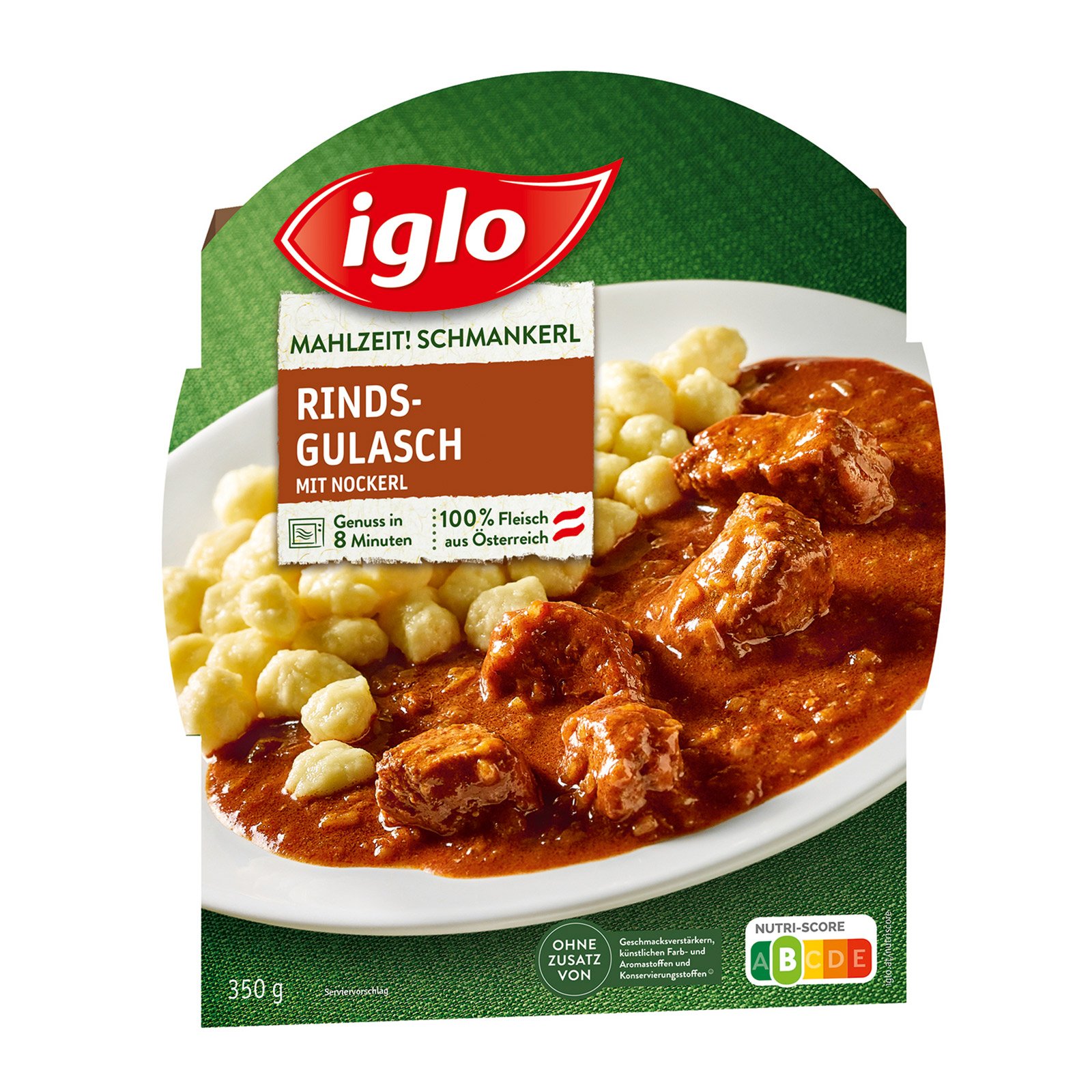 Iglo Rindsgulasch mit Nockerl