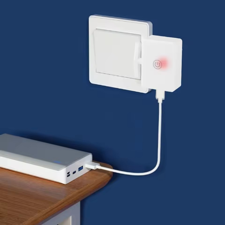 Wireless Lichtschalter Switch Controller / Kabelloser Fernbedienungsschalter Plug & Play - Weiss