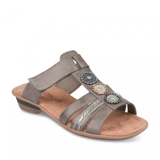Mules GRIS NEOSOFT FEMME