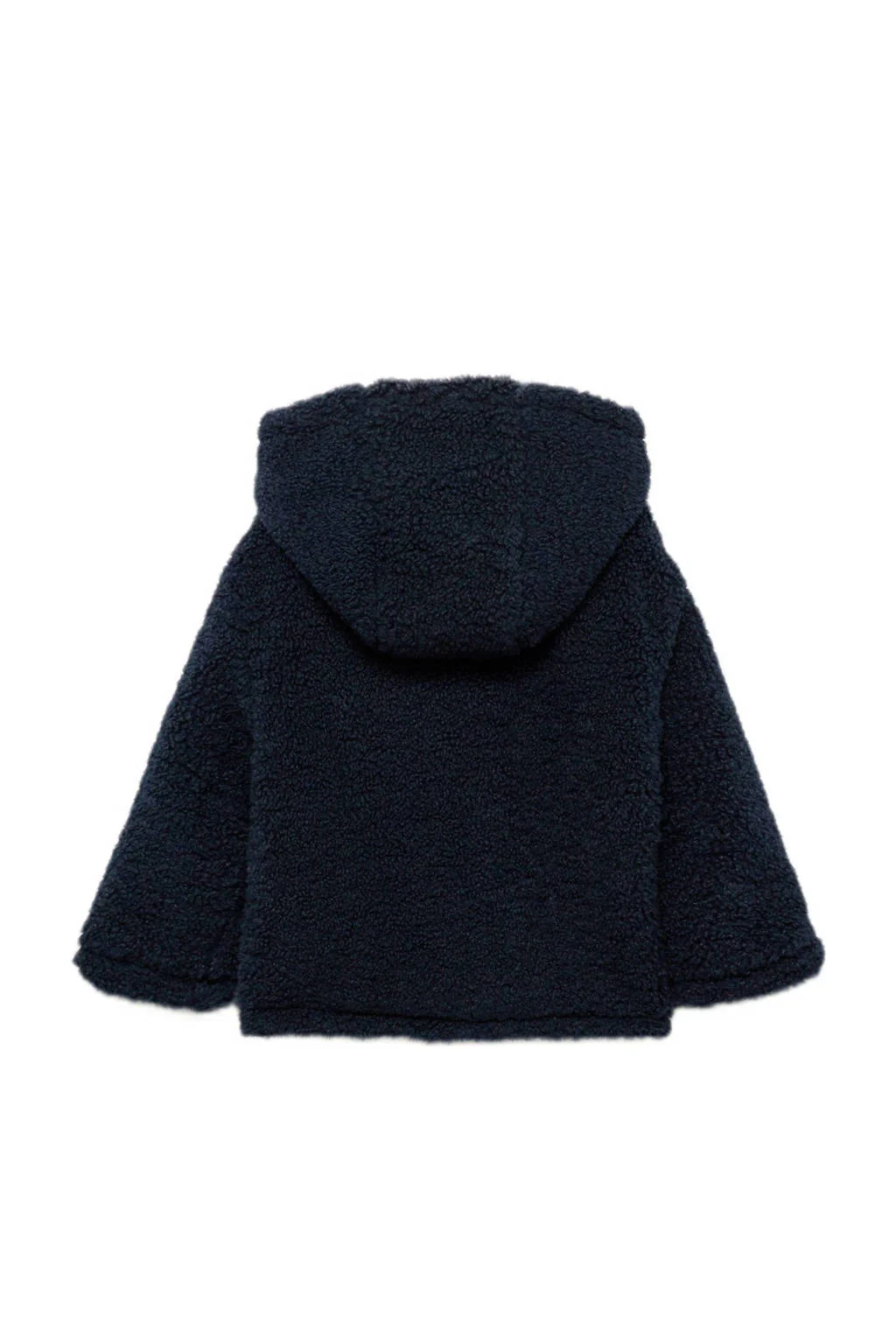 Mango Kids teddy tussenjas marine
