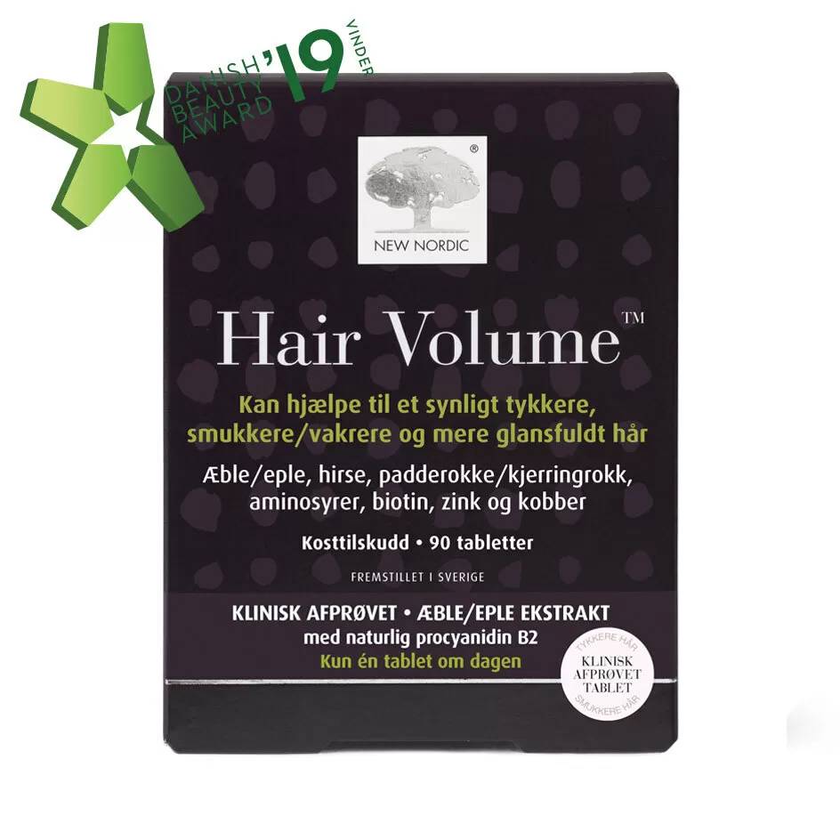 New Nordic Hair Volume - 90 tabl.