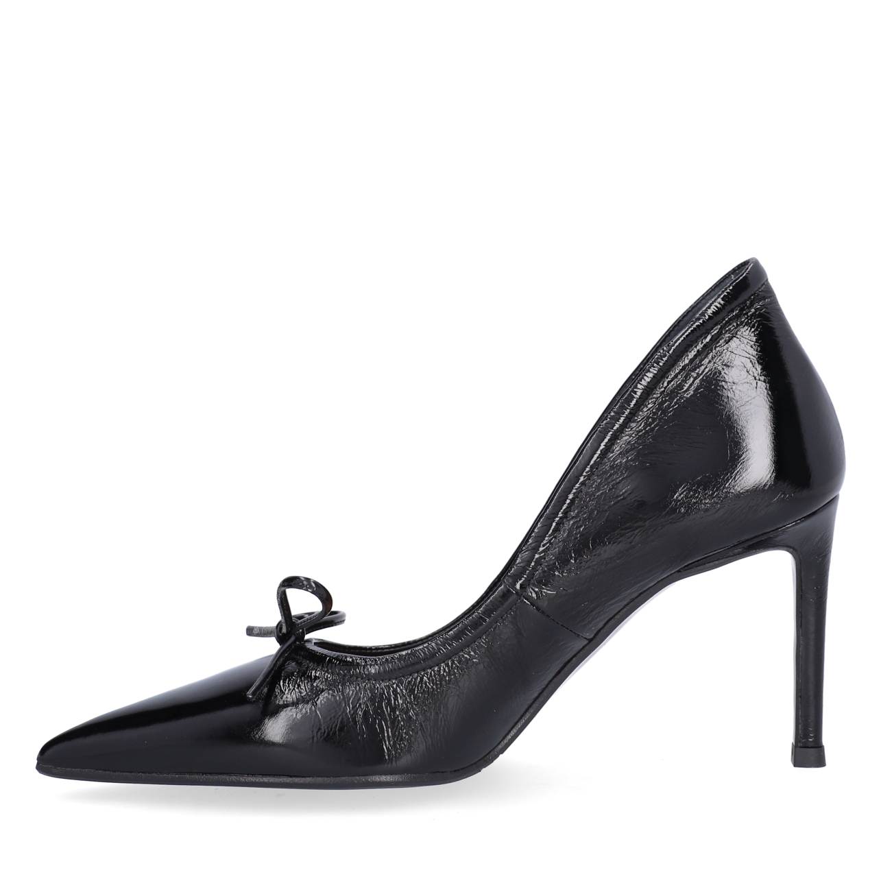 Billi Bi  A8101 Pumps med sløjfe - Black Naplack