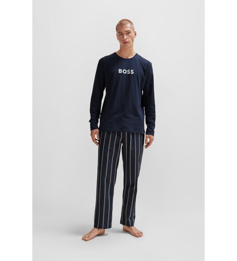 BOSS Pijama Regular Fit marinho