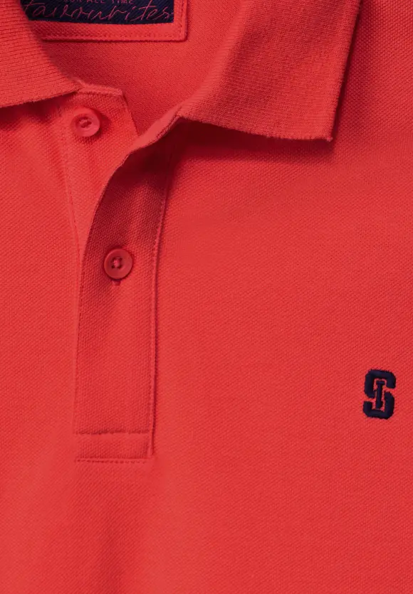 Piquée Poloshirt - pure orange
