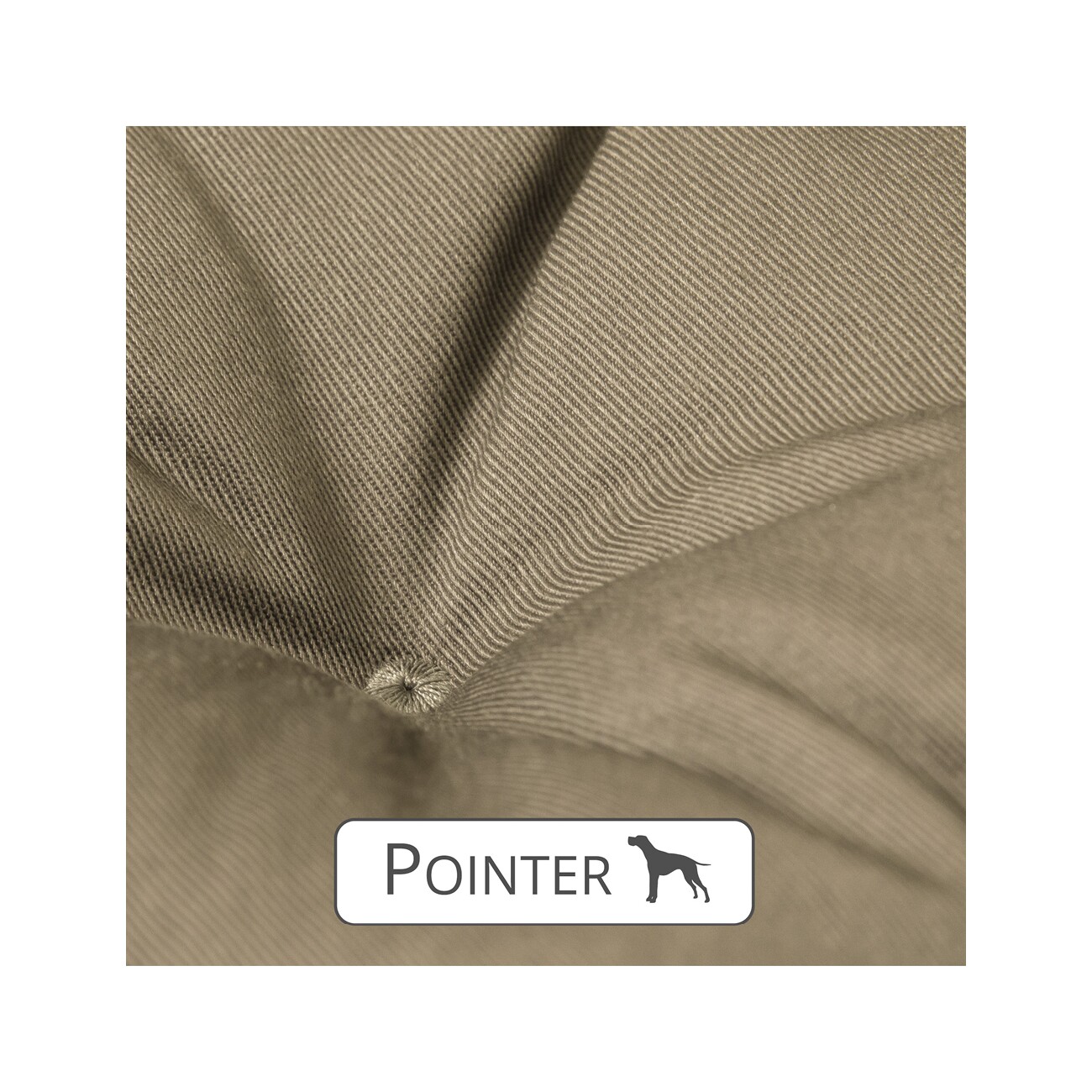 Doctor Bark Pointer Hundebett sandbraun M