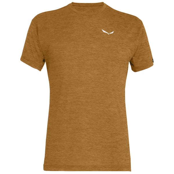T-shirt randonnée SALEWA PUEZ MELANGE DRY M S/S TEE GOLDEN BROWN