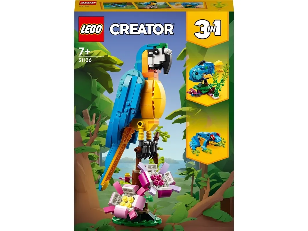 LEGO Creator 31136 Eksotisk papegøje