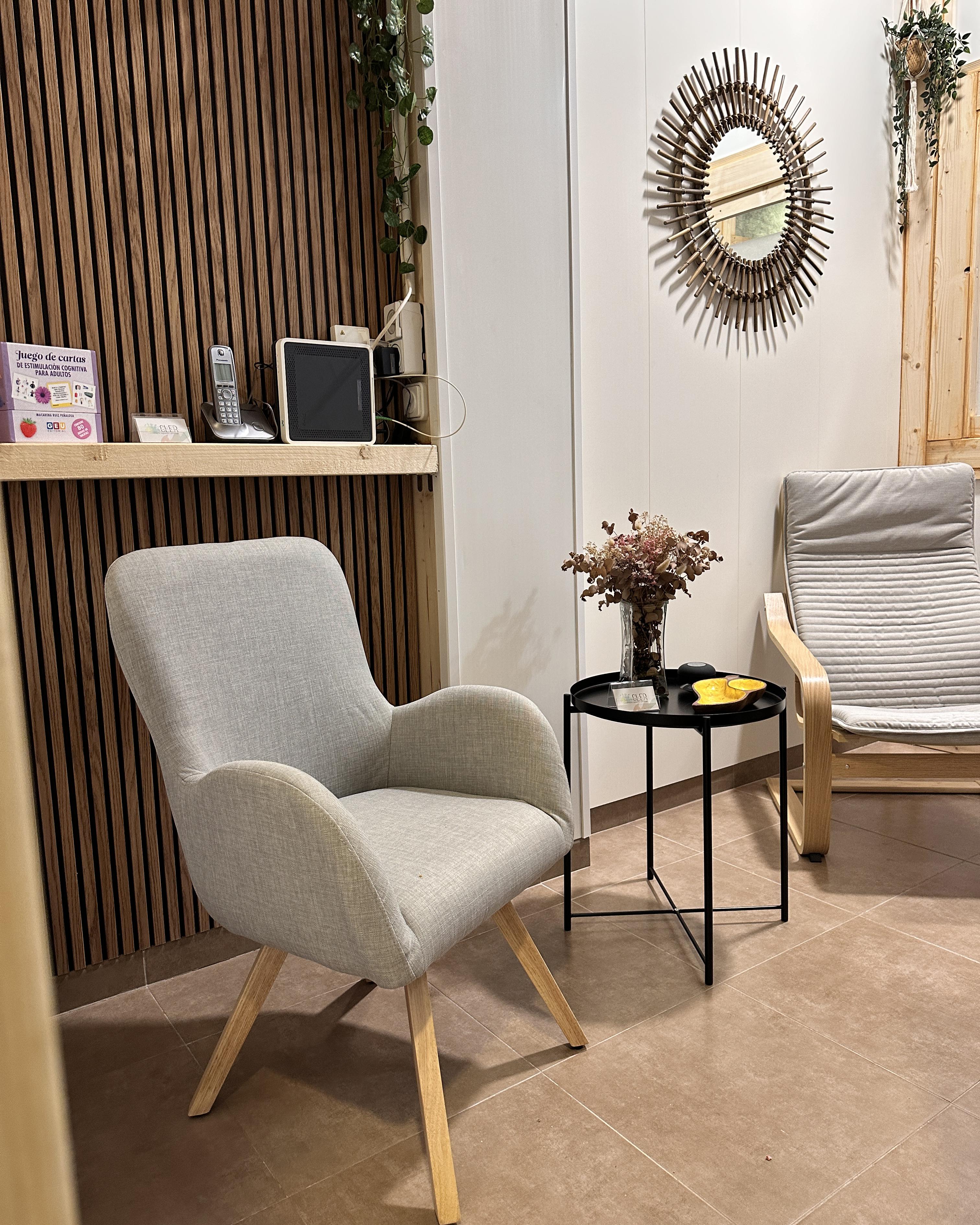 Fauteuil BJARN Stof Lichtgrijs